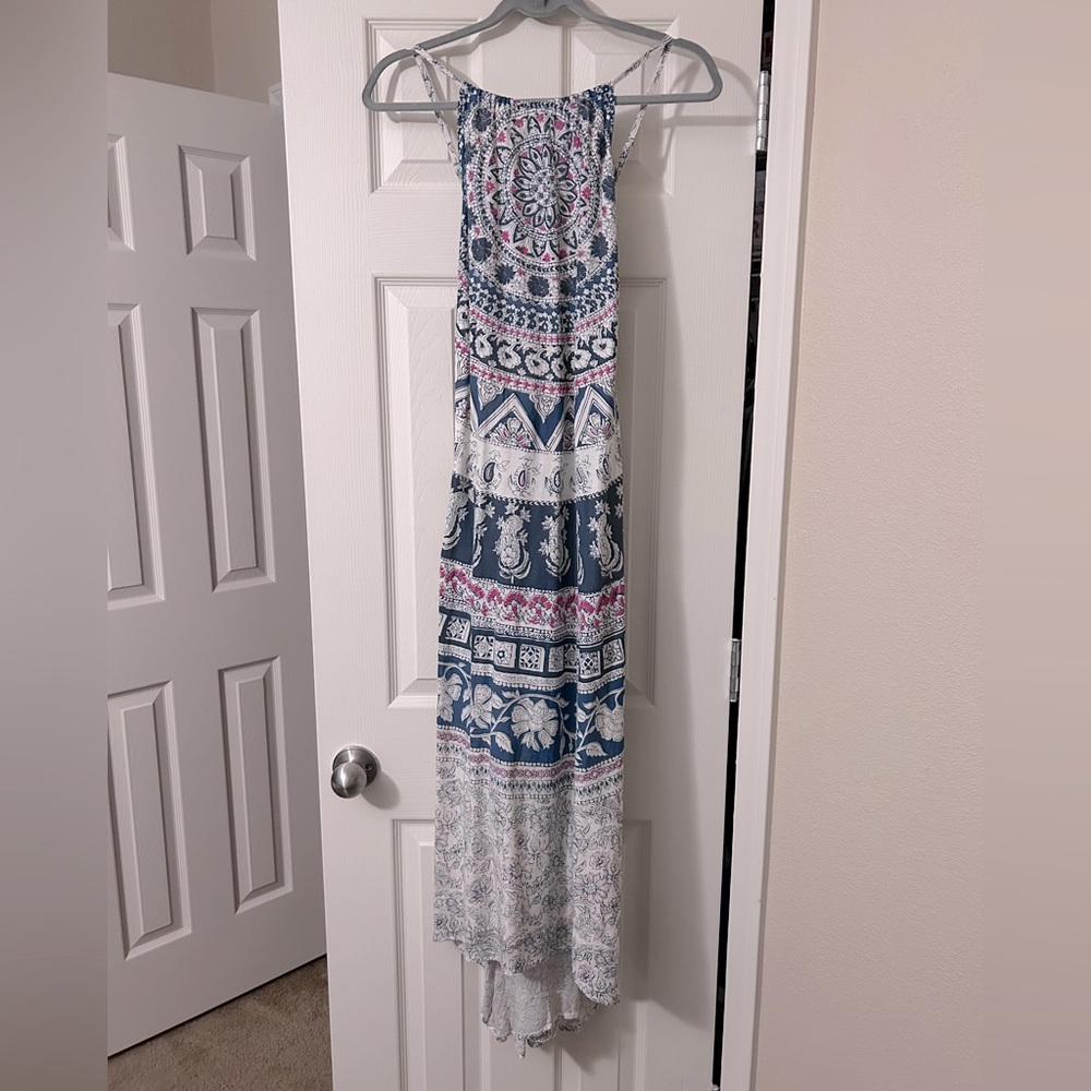 *SOLD* GUC Billabong Boho Halter Maxi Dress